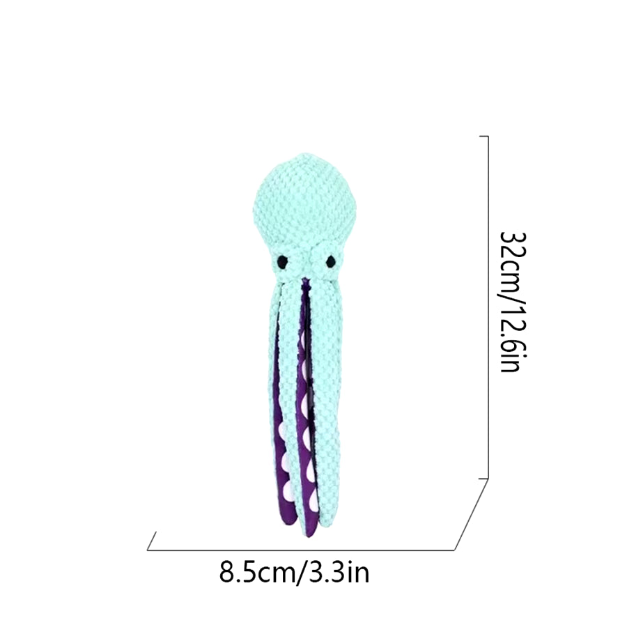 FurTIP Plush Octopus Chew Toy