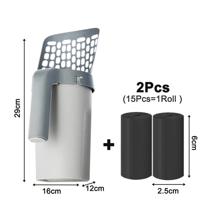 FurTIP Cat Litter Scoop with Bags