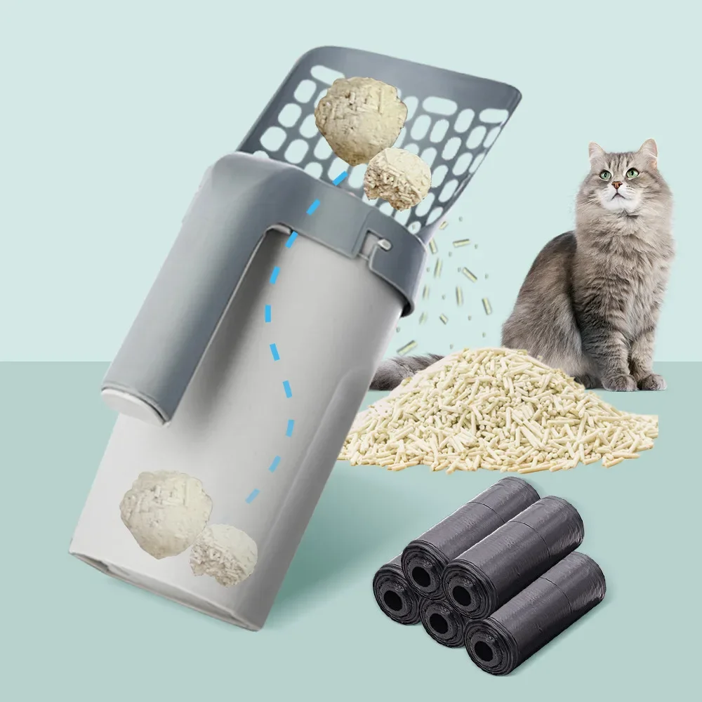 FurTIP Cat Litter Scoop with Bags