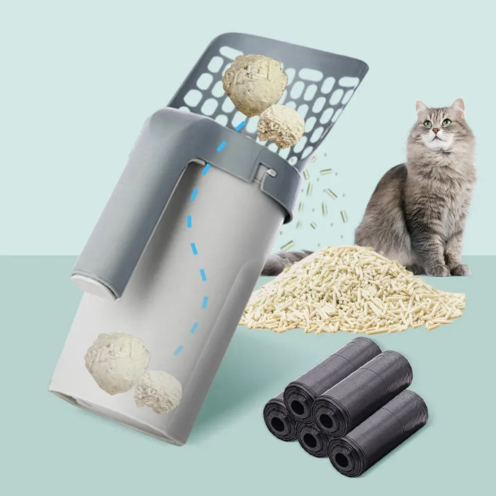 FurTIP Cat Litter Scoop with Bags