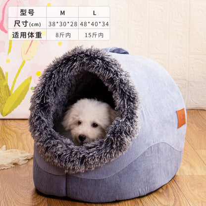 FurTIP Self-Warming Pet Cave Bed