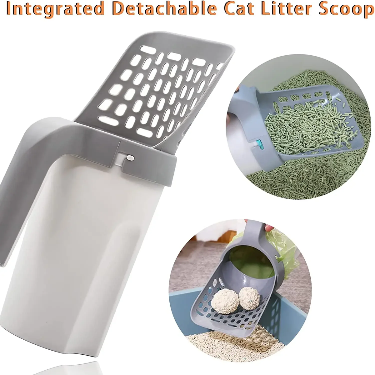FurTIP Cat Litter Scoop with Bags