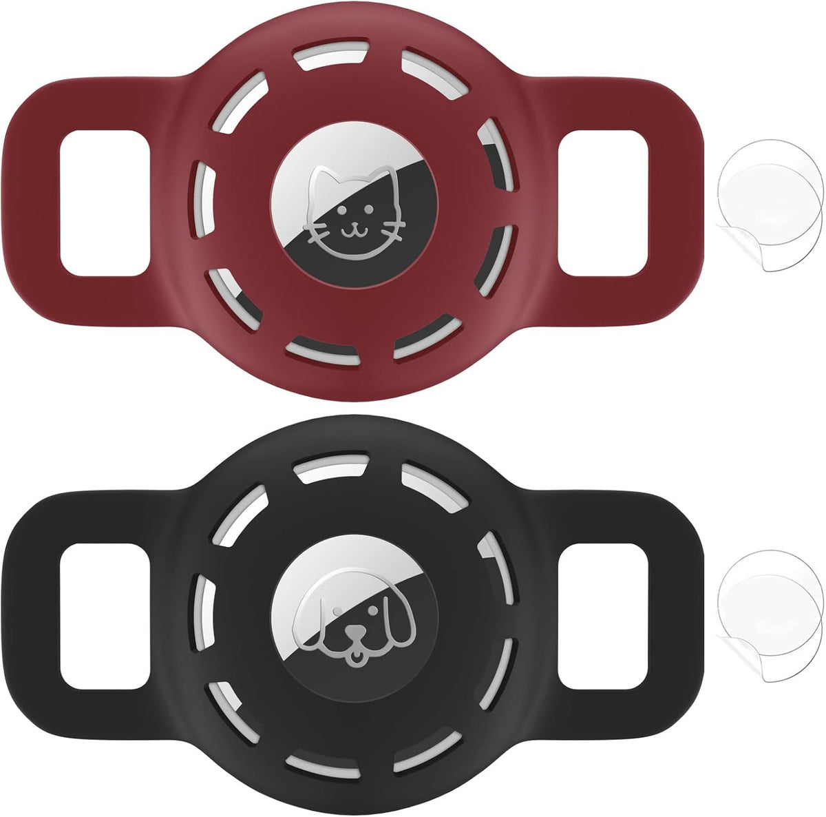 FurTIP Air Tag Collar Holder (2 Pack)