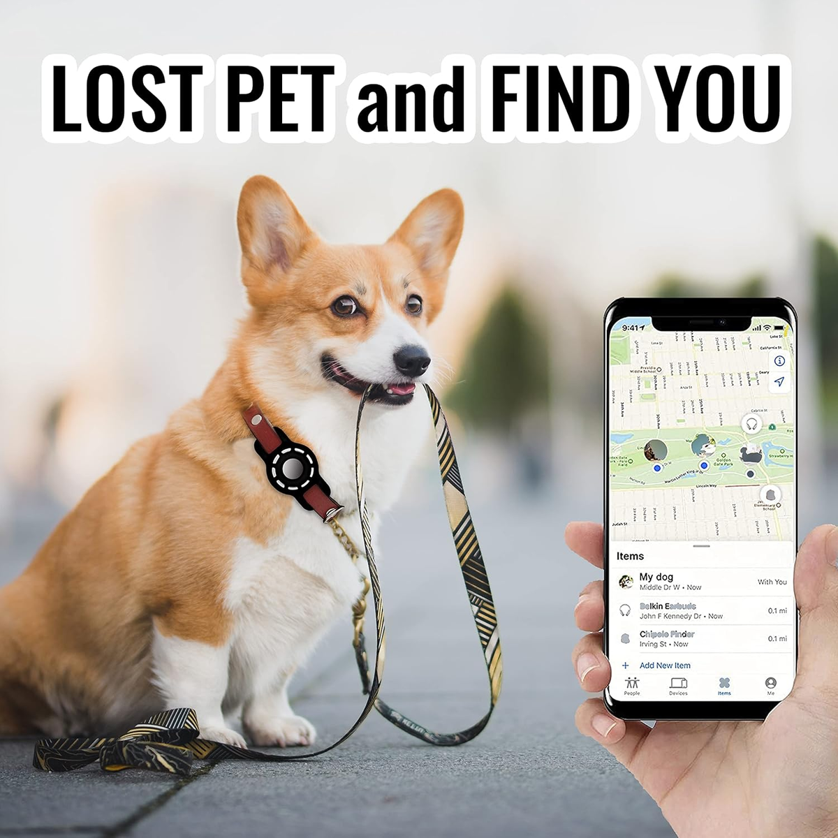 FurTIP Air Tag Collar Holder (2 Pack)