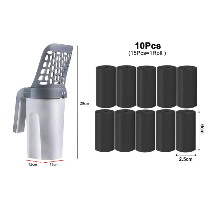 FurTIP Cat Litter Scoop with Bags