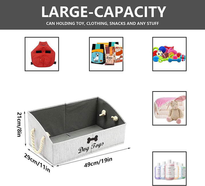 FurTIP Pet Toy Organizer Basket