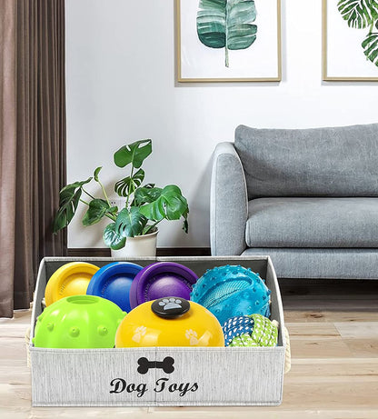 FurTIP Pet Toy Organizer Basket