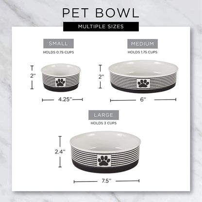 FurTIP Ceramic Pet Bowl