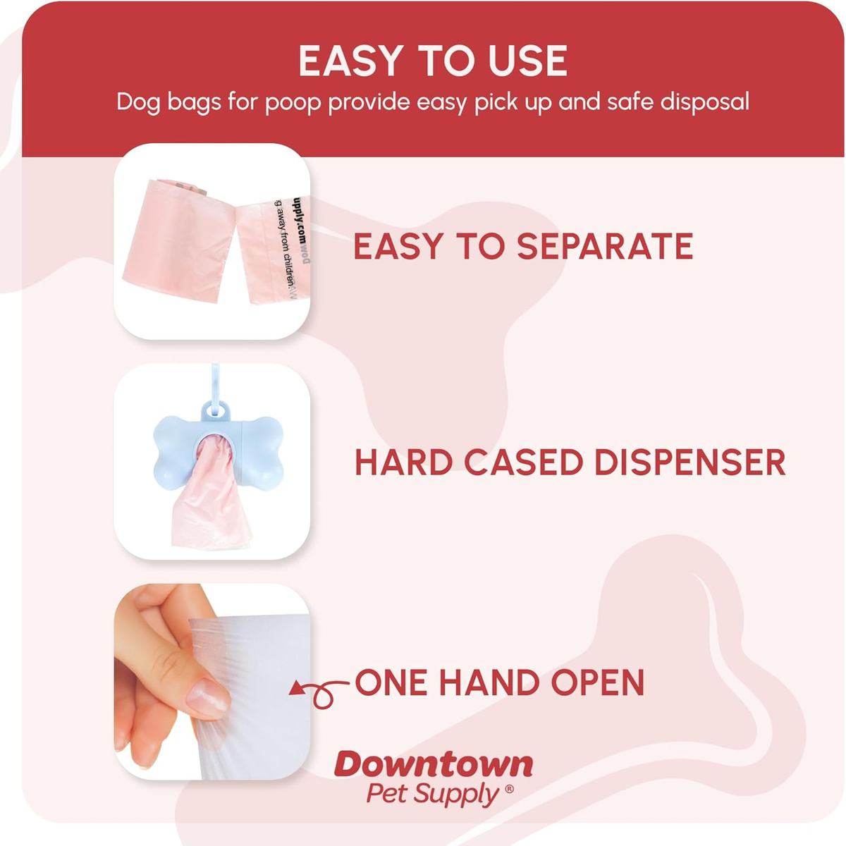 FurTIP Unscented Poop Bags - 1000 Bags