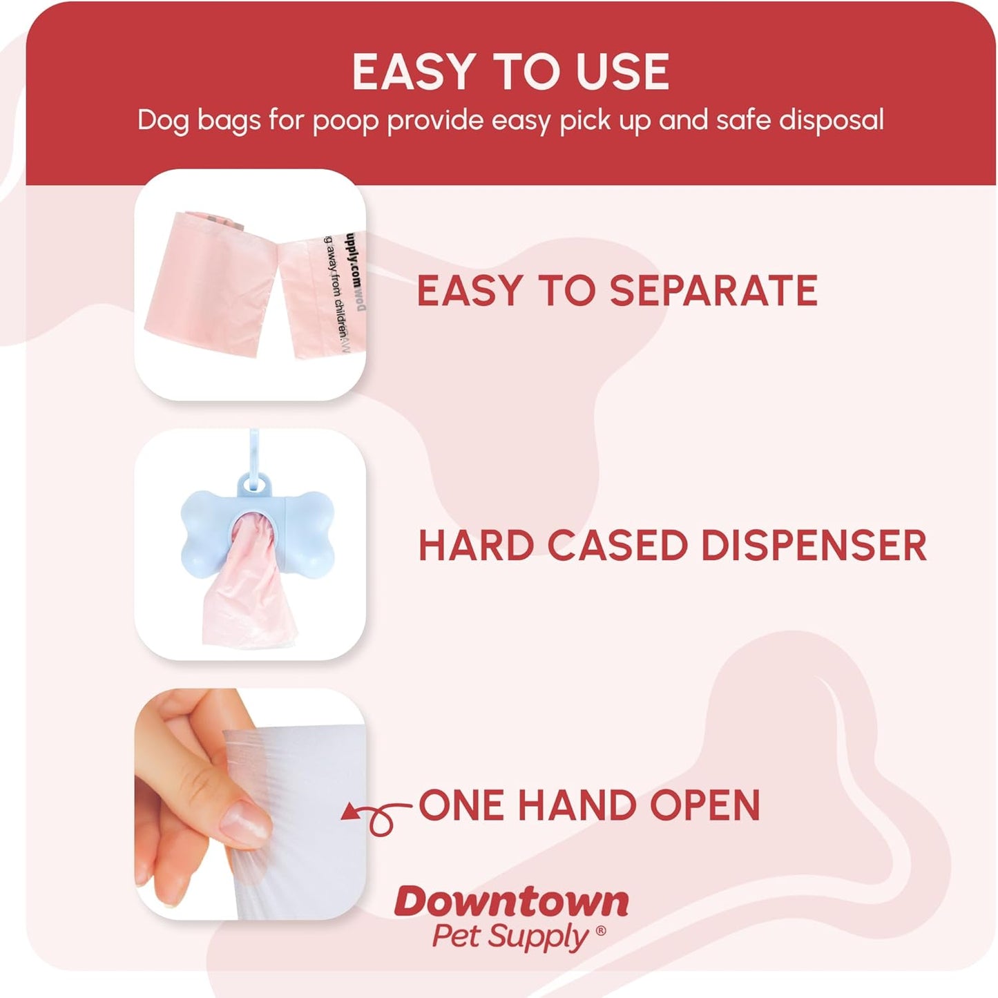 FurTIP Unscented Poop Bags - 1000 Bags